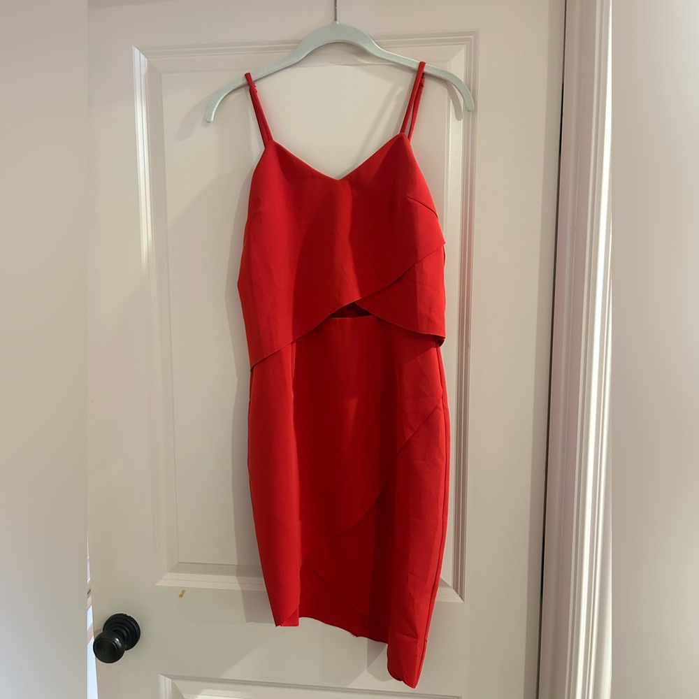 Elliatt Red Cocktail Dress XS The Shot Tulip Dress NWT
